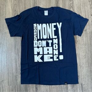 New Navy Blue Graphic Tee